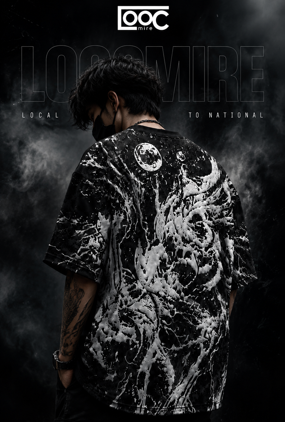 Loocmire Phantom Chaos Oversized Tee