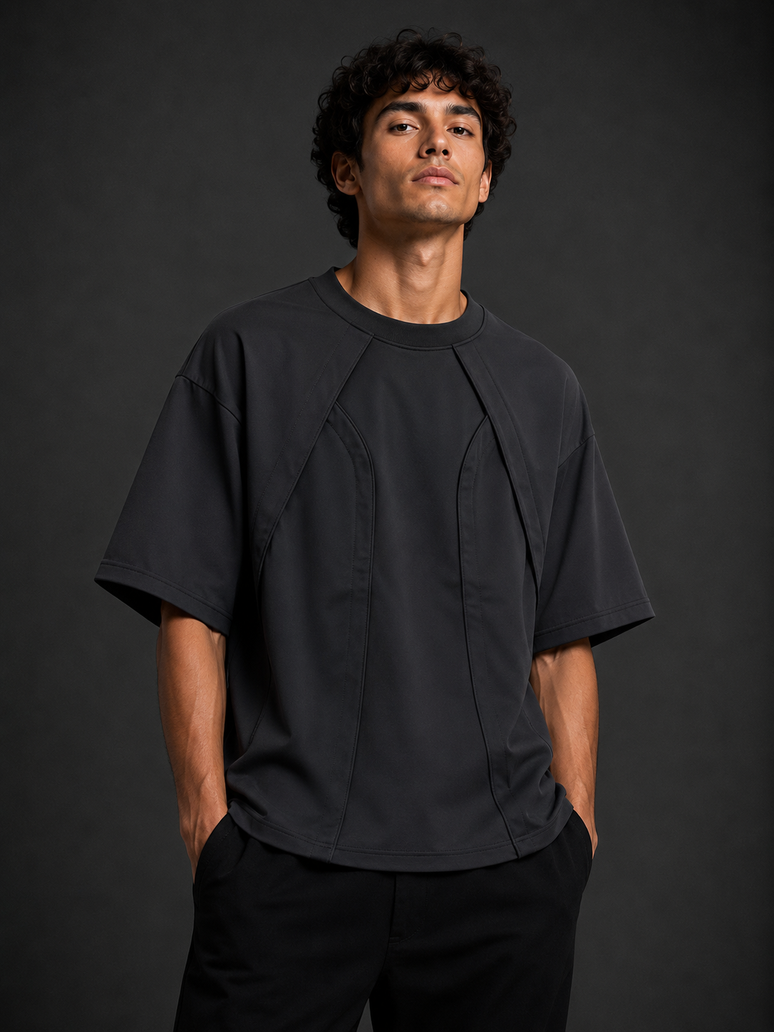 Midnight Structure Oversized Tee