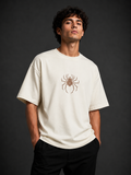 Spider Chain Graphic Oversized T-Shirt