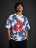 Love & Peace Tie-Dye Oversized T-Shirt