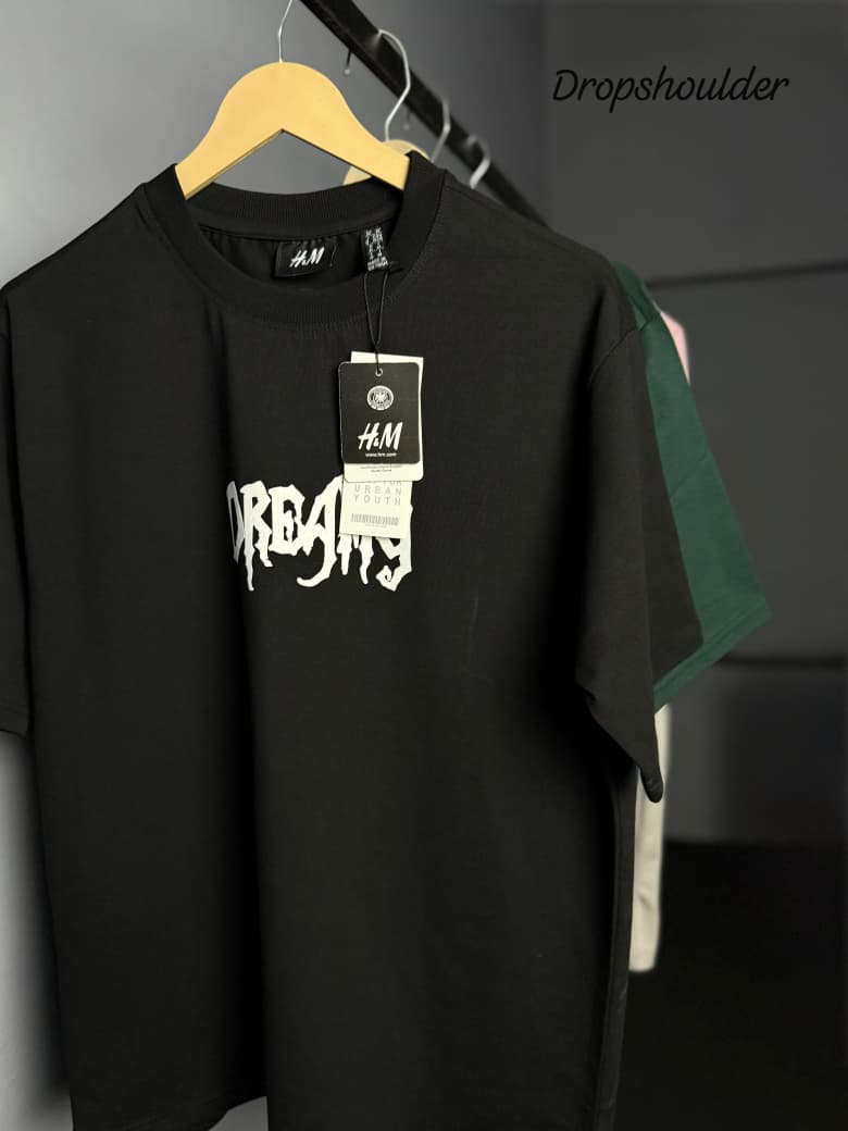 Dreamy Puff Print Oversized T-Shirt