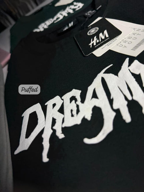 Dreamy Puff Print Oversized T-Shirt