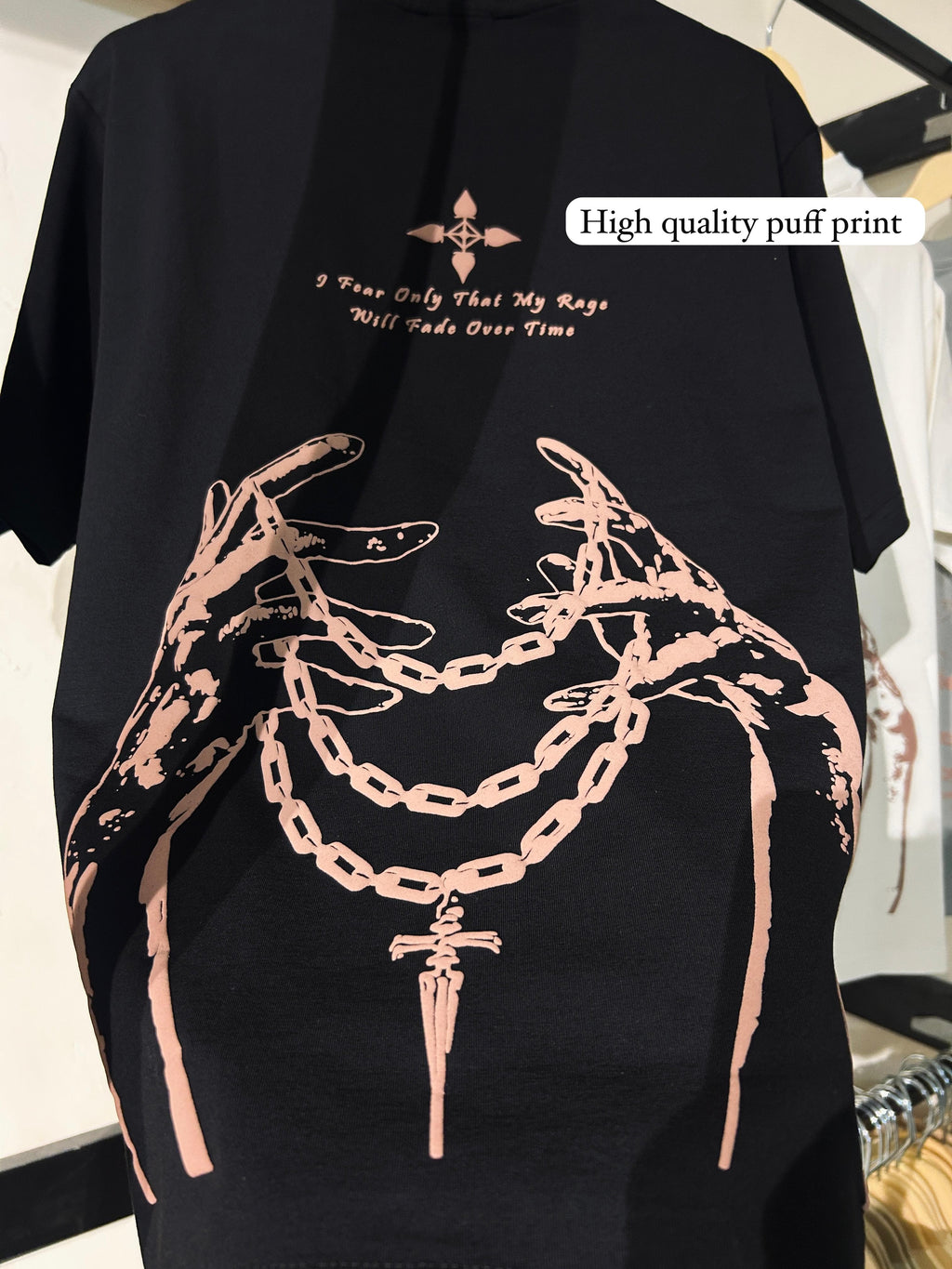 Spider Chain Graphic Oversized T-Shirt