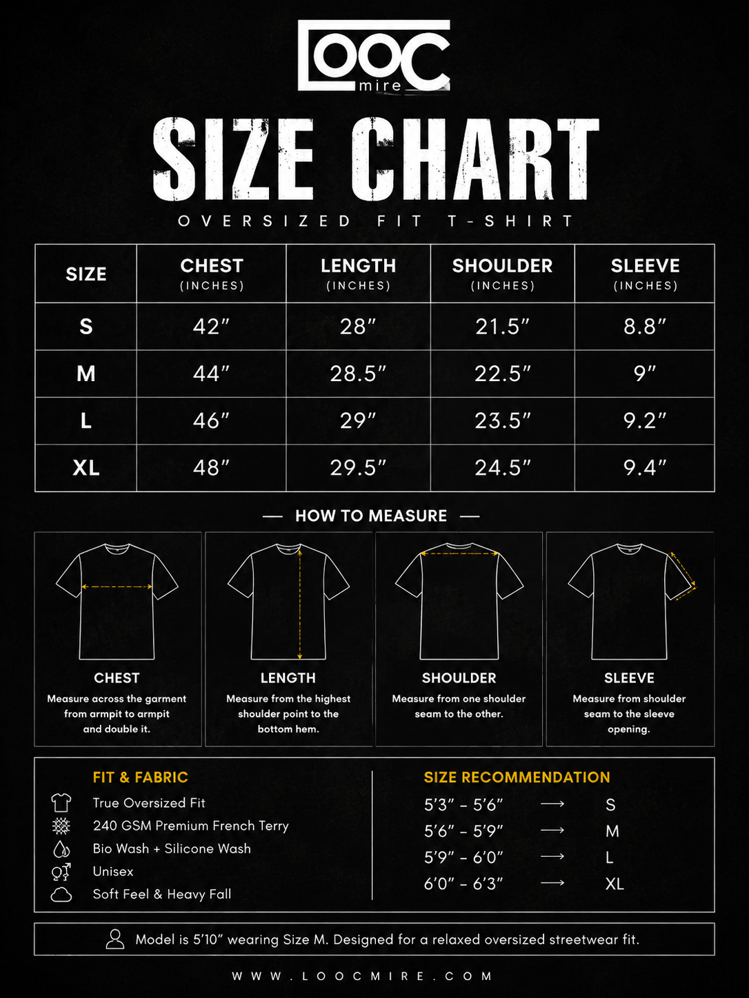 Loocmire Phantom Chaos Oversized Tee